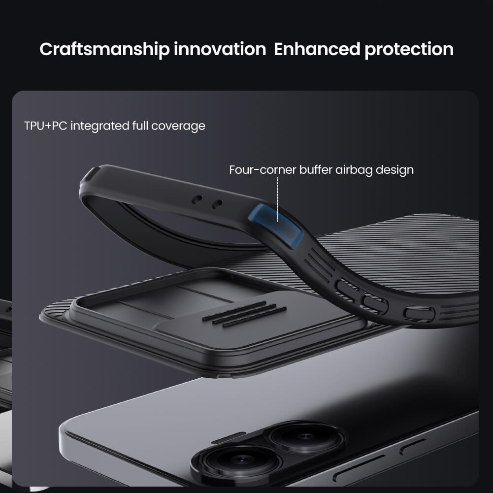 Чехол-крышка NILLKIN для Xiaomi Poco F7 (серия CamShield Pro Magnetic case)