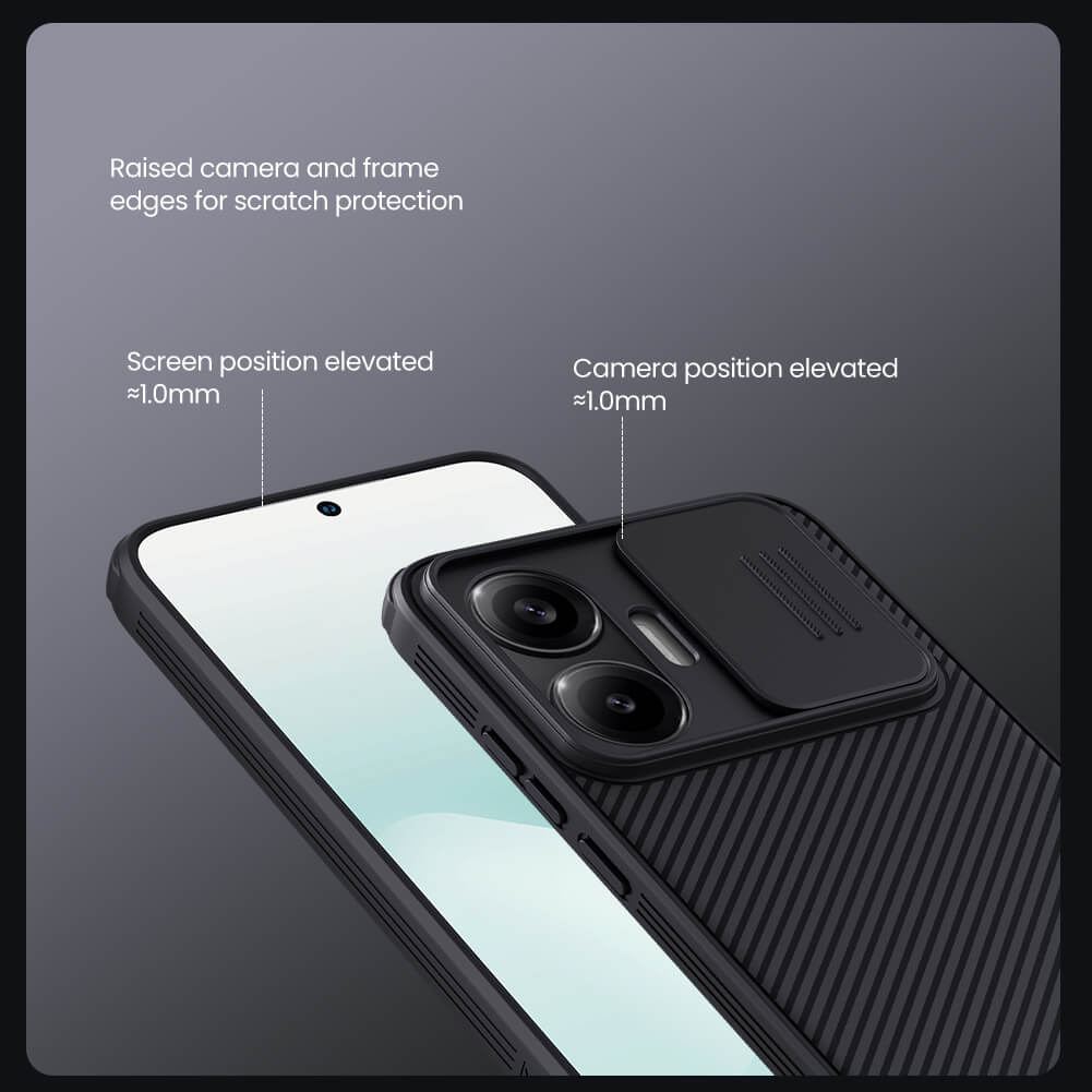 Чехол-крышка NILLKIN для Xiaomi Poco F7 (серия CamShield Pro Magnetic case)