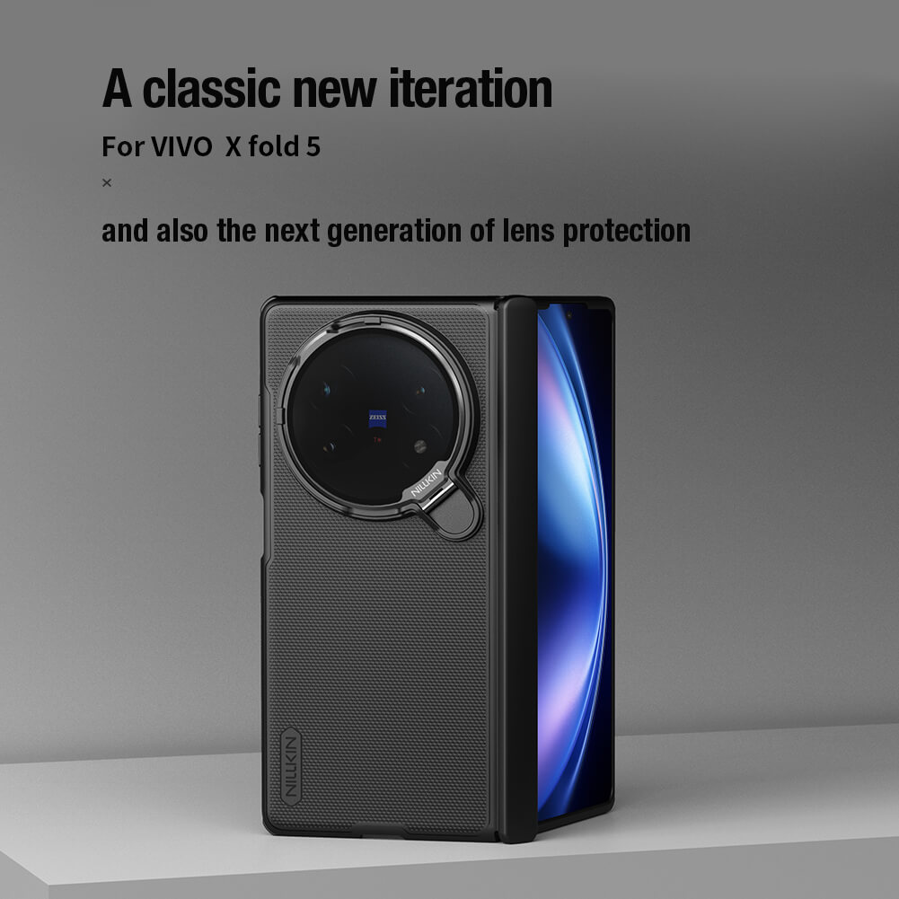 Чехол-крышка NILLKIN для Vivo X Fold 5 (Vivo X Fold5) (серия Frosted shield Prop Magnetic (Transparent Lens Guard Version))