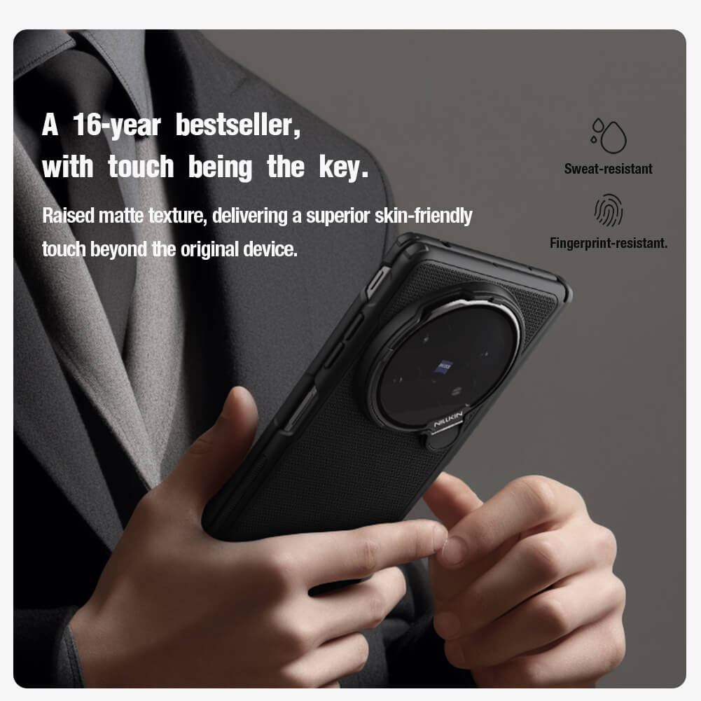 Чехол-крышка NILLKIN для Vivo X Fold 5 (Vivo X Fold5) (серия Frosted shield Prop Magnetic (Transparent Lens Guard Version))
