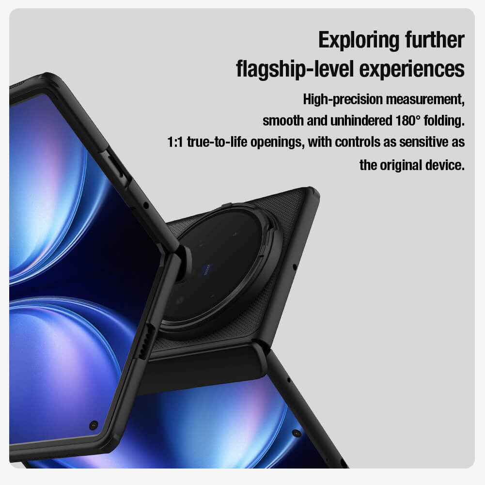 Чехол-крышка NILLKIN для Vivo X Fold 5 (Vivo X Fold5) (серия Frosted shield Prop Magnetic (Transparent Lens Guard Version))