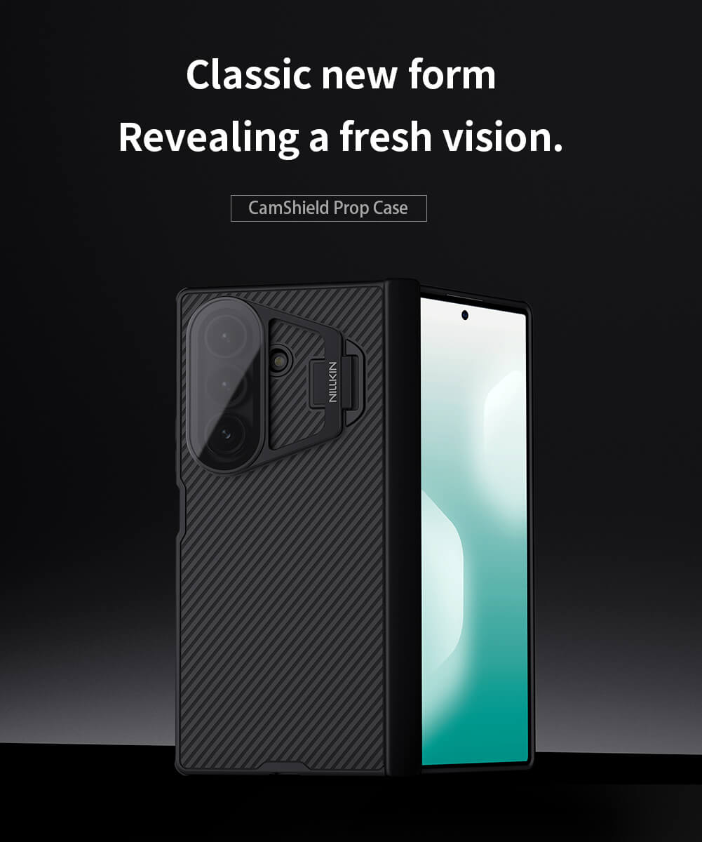 Чехол-крышка NILLKIN для Samsung Galaxy Z Fold7 (Fold 7 5G) (серия Camshield Prop (Transparent Lens Guard Edition))