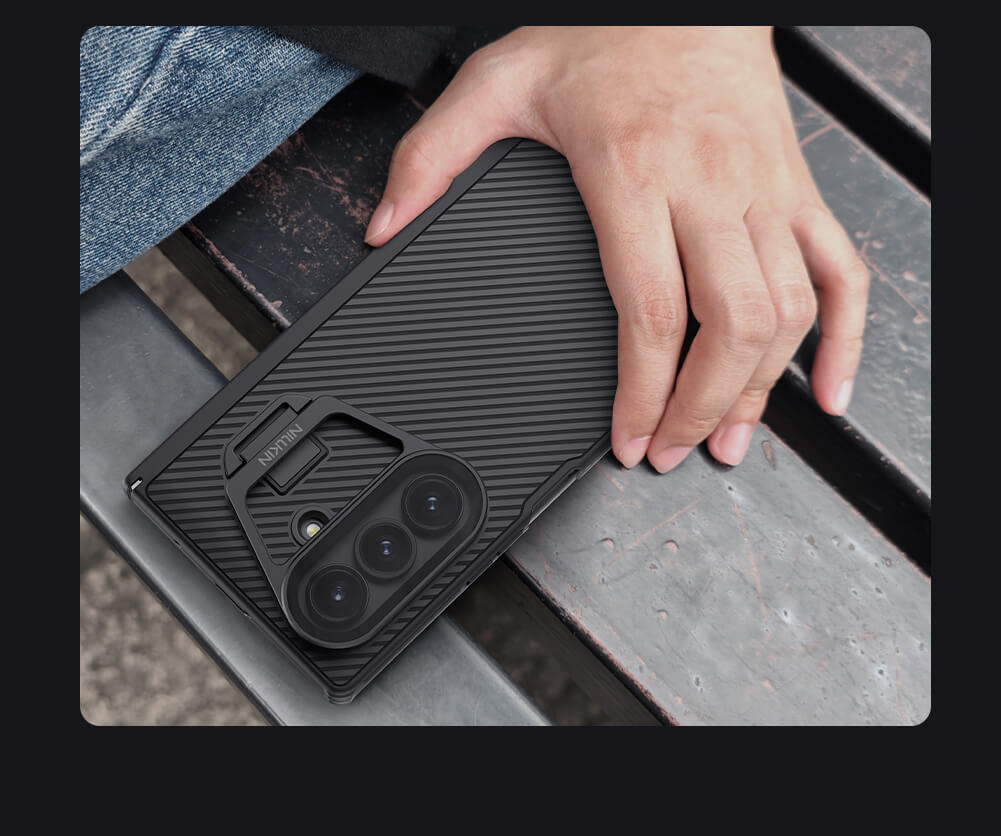 Чехол-крышка NILLKIN для Samsung Galaxy Z Fold7 (Fold 7 5G) (серия Camshield Prop (Transparent Lens Guard Edition))