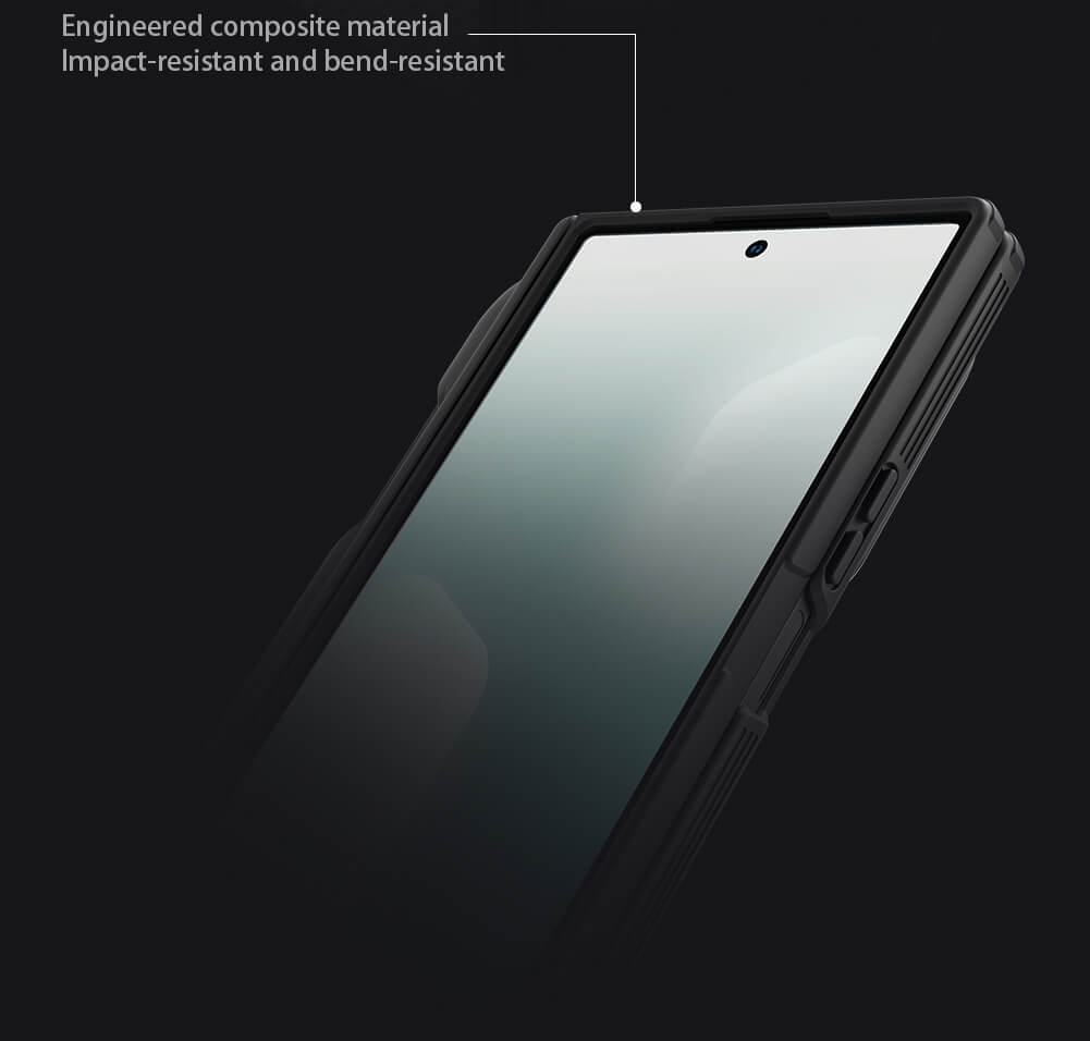 Чехол-крышка NILLKIN для Samsung Galaxy Z Fold7 (Fold 7 5G) (серия Camshield Prop Magnetic (Transparent Lens Guard Edition) S-Pen version Clear)