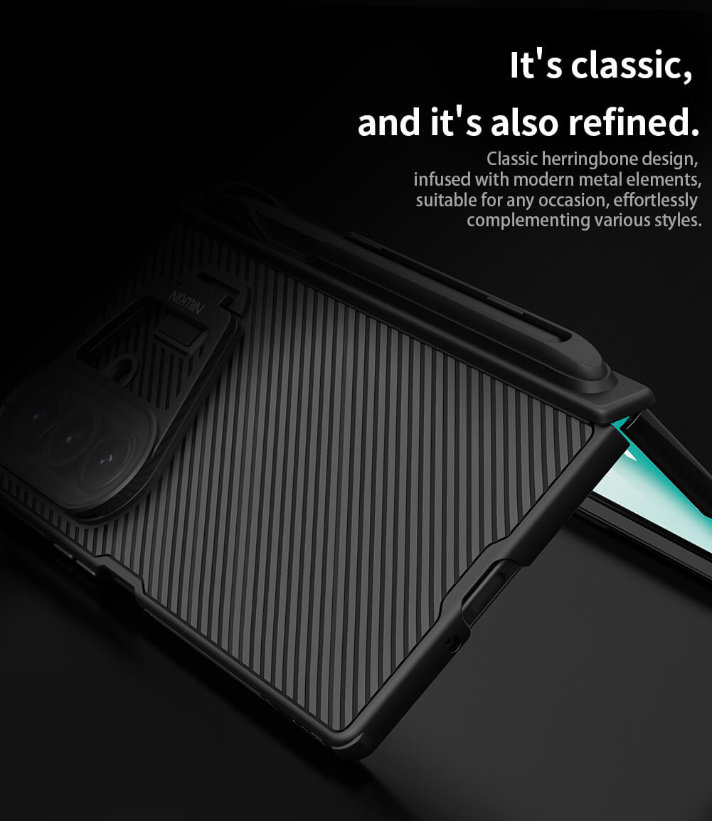 Чехол-крышка NILLKIN для Samsung Galaxy Z Fold7 (Fold 7 5G) (серия Camshield Prop Magnetic (Transparent Lens Guard Edition))