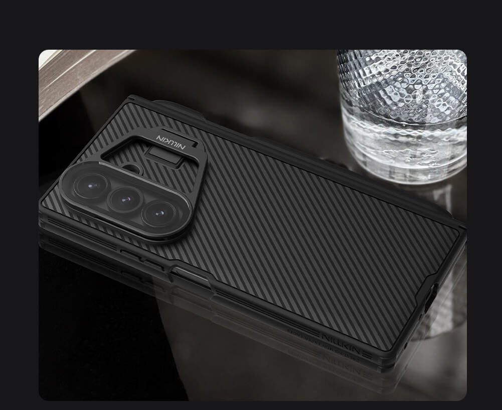 Чехол-крышка NILLKIN для Samsung Galaxy Z Fold7 (Fold 7 5G) (серия Camshield Prop Magnetic (Transparent Lens Guard Edition))