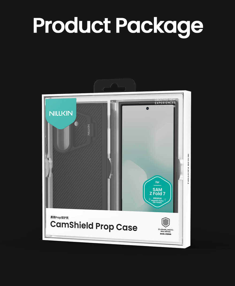 Чехол-крышка NILLKIN для Samsung Galaxy Z Fold7 (Fold 7 5G) (серия Camshield Prop Magnetic (Transparent Lens Guard Edition))