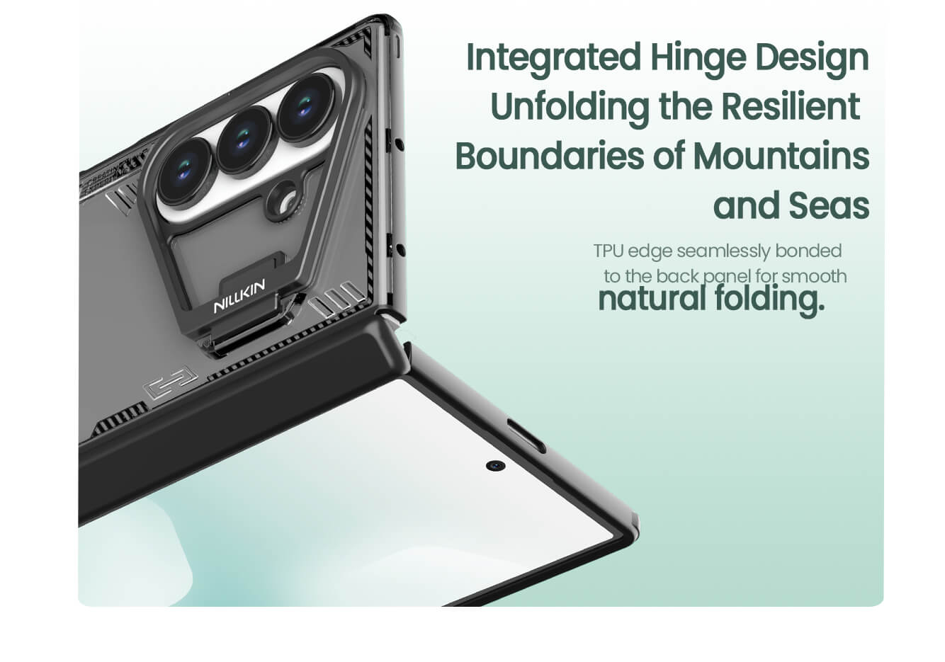 Чехол-крышка NILLKIN для Samsung Galaxy Z Fold7 (Fold 7 5G), Samsung W26 (серия Iceblade Fold)