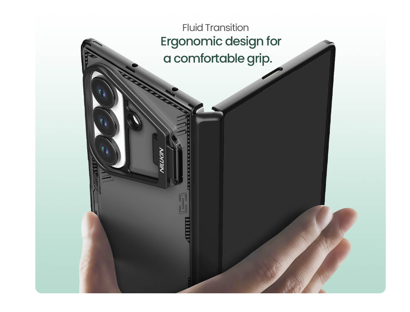Чехол-крышка NILLKIN для Samsung Galaxy Z Fold7 (Fold 7 5G), Samsung W26 (серия Iceblade Fold)