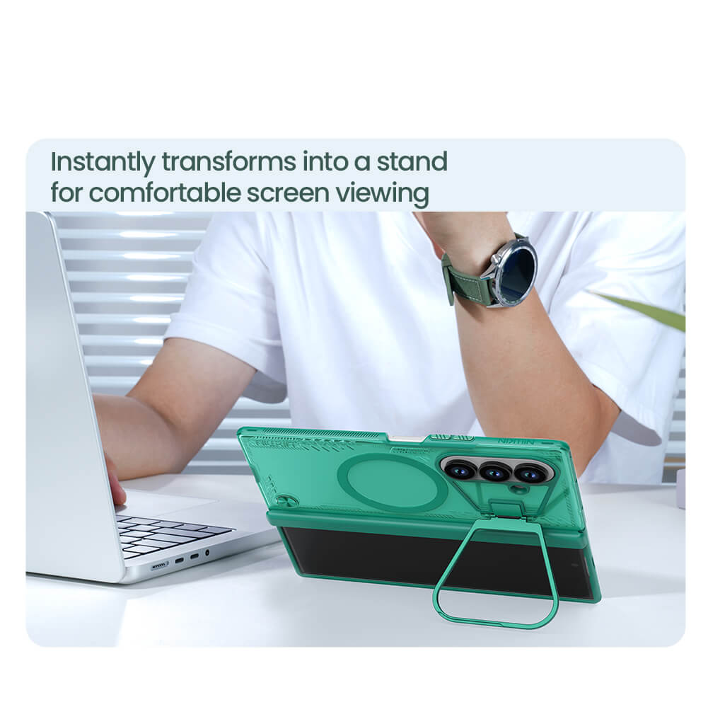 Чехол-крышка NILLKIN для Samsung Galaxy Z Fold7 (Fold 7 5G), Samsung W26 (серия Iceblade Fold Magnetic)