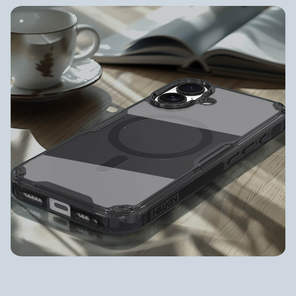 Силиконовый чехол NILLKIN для Apple iPhone 17 6.3 (2025) (серия Nature TPU Pro Magnetic)