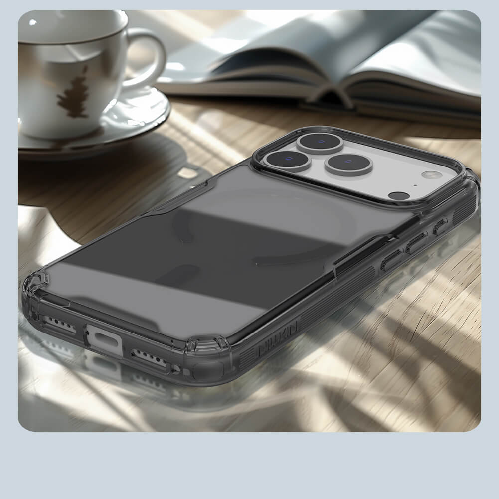 Силиконовый чехол NILLKIN для Apple iPhone 17 Pro 6.3 (2025) (серия Nature TPU Pro Magnetic)