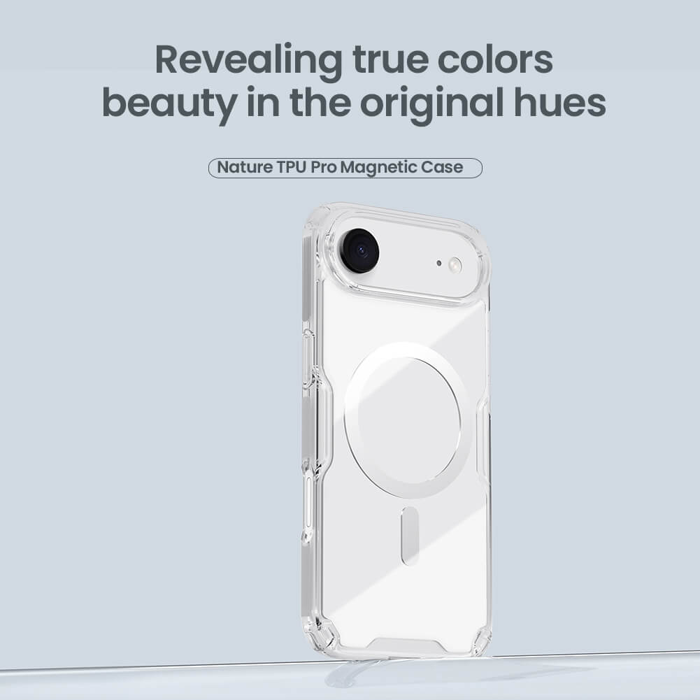 Силиконовый чехол NILLKIN для Apple iPhone 17 Air 6.6 (2025) (серия Nature TPU Pro Magnetic)