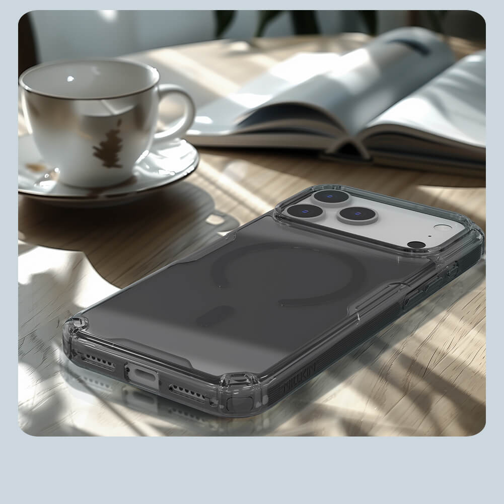 Силиконовый чехол NILLKIN для Apple iPhone 17 Pro Max 6.9 (2025) (серия Nature TPU Pro Magnetic)