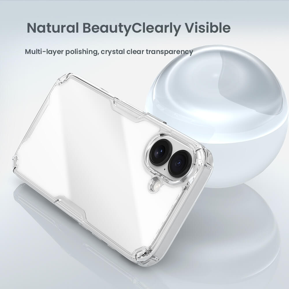 Силиконовый чехол NILLKIN для Apple iPhone 17 6.3 (2025) (серия Nature TPU Pro)