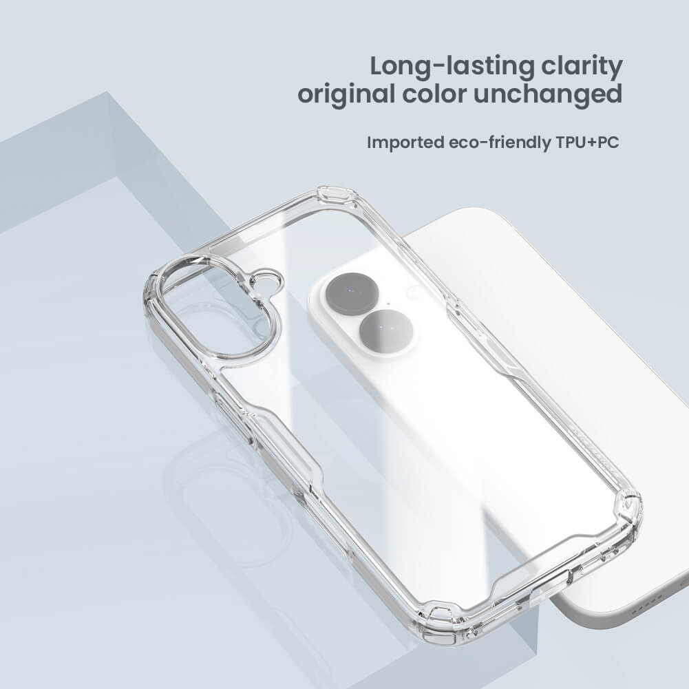 Силиконовый чехол NILLKIN для Apple iPhone 17 6.3 (2025) (серия Nature TPU Pro)