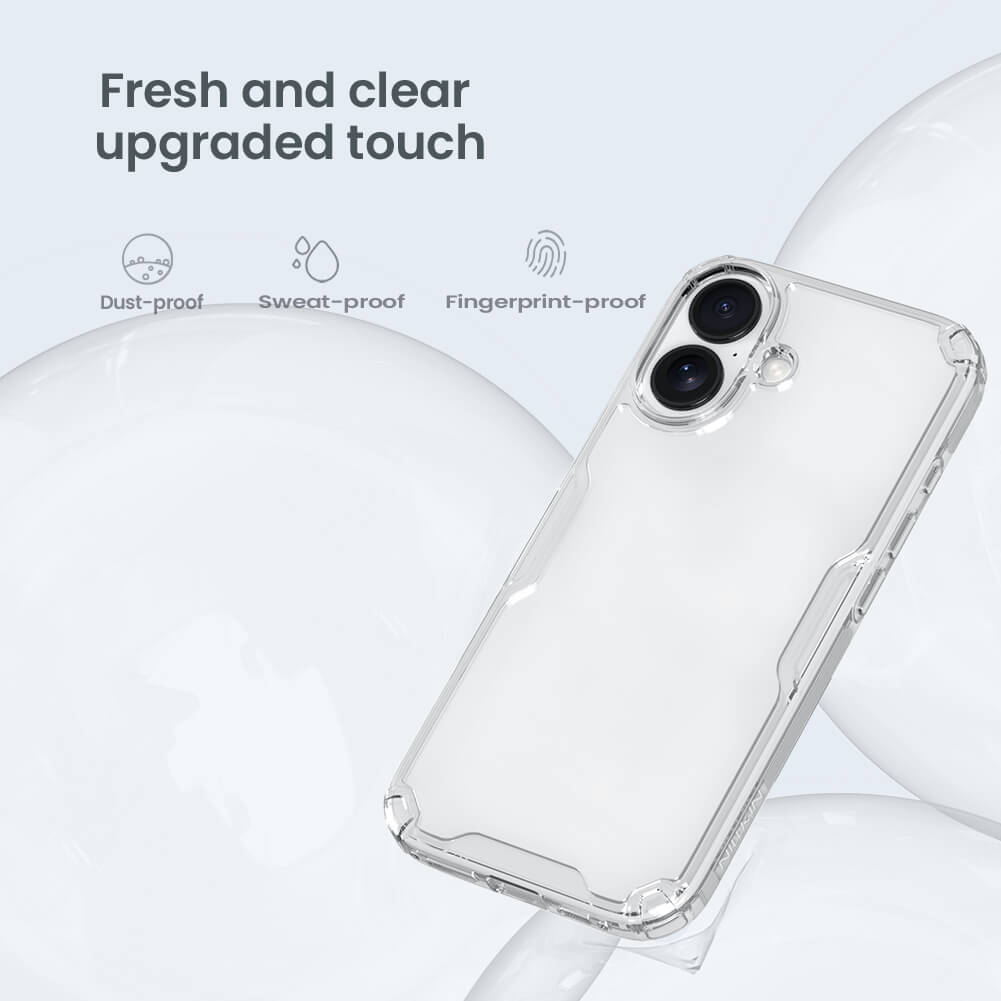 Силиконовый чехол NILLKIN для Apple iPhone 17 6.3 (2025) (серия Nature TPU Pro)