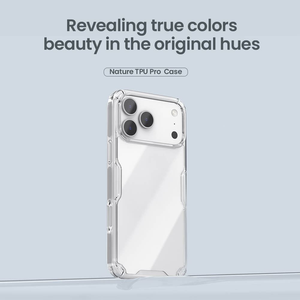 Силиконовый чехол NILLKIN для Apple iPhone 17 Pro Max 6.9 (2025) (серия Nature TPU Pro)