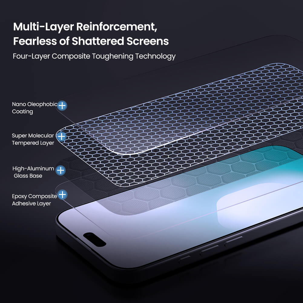 Защитное стекло NILLKIN для Apple iPhone 17 Pro 6.3 (2025) (индекс H+ Pro)
