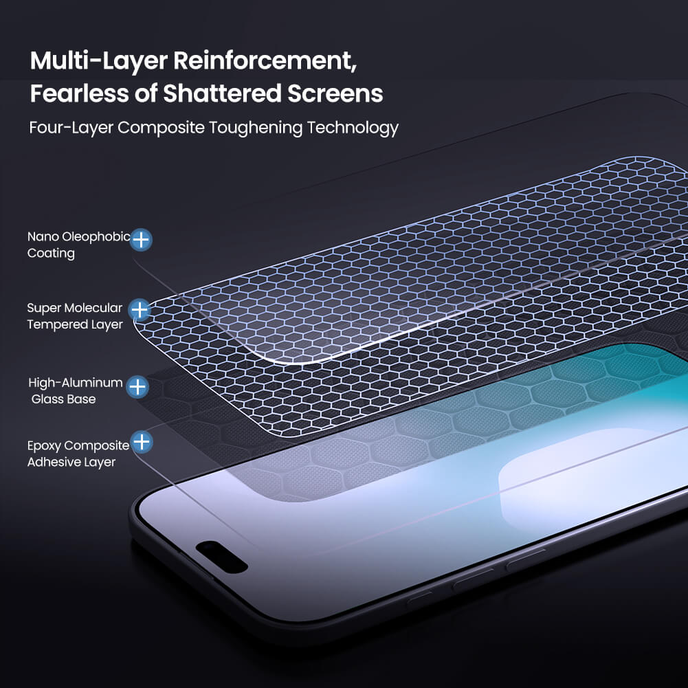 Защитное стекло NILLKIN для Apple iPhone Air (iPhone 17 Air 6.6) (2025) (индекс H+ Pro)