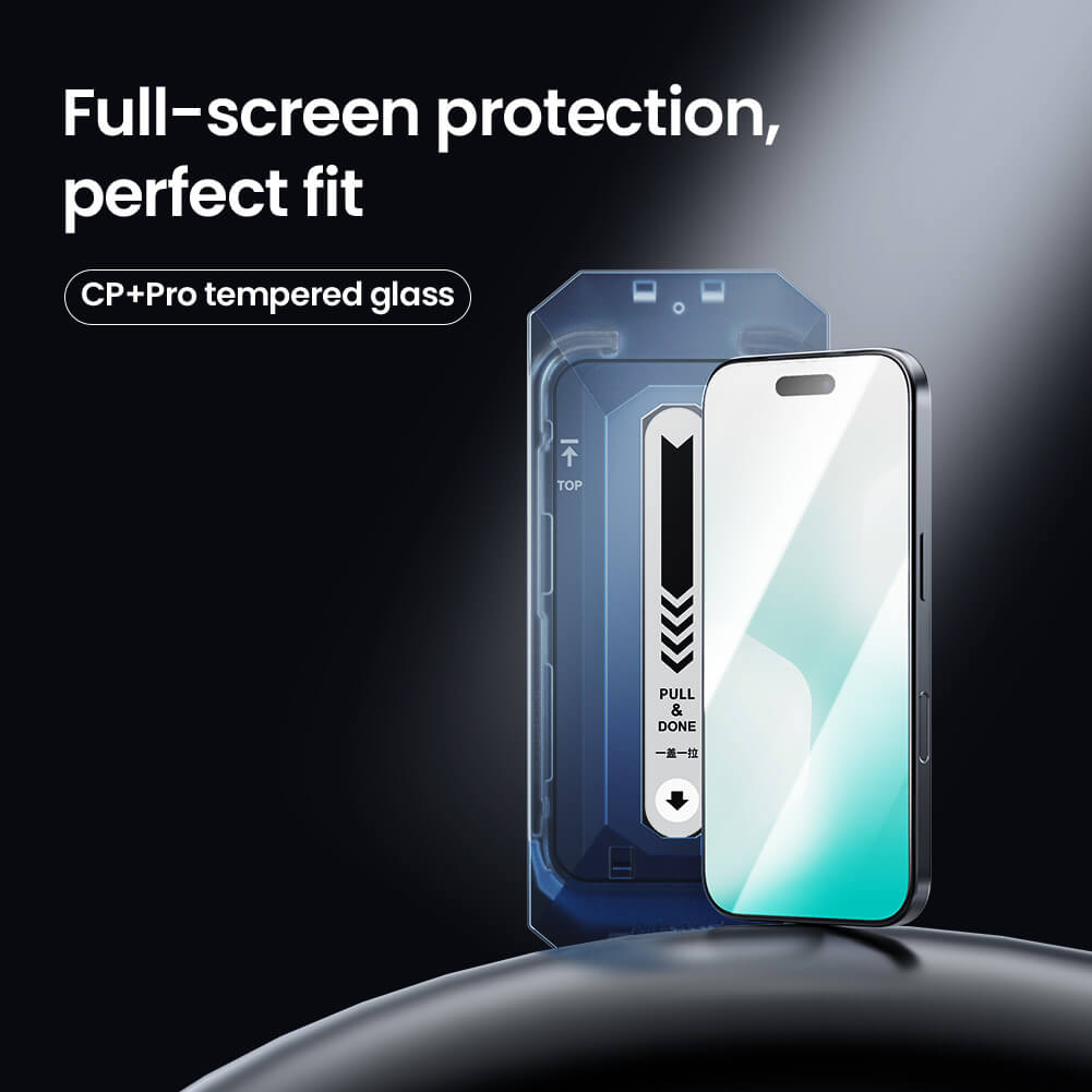 Защитное стекло с кантом NILLKIN для Apple iPhone 17 Pro 6.3 (2025) (серия CP+ Pro)