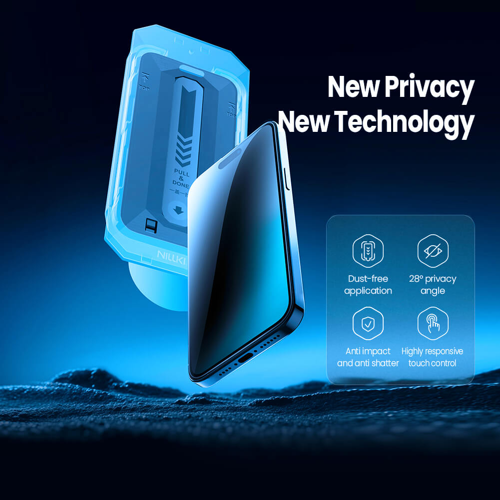 Защитное стекло с кантом NILLKIN для Apple iPhone 17 Pro 6.3 (2025) (серия Guardian)