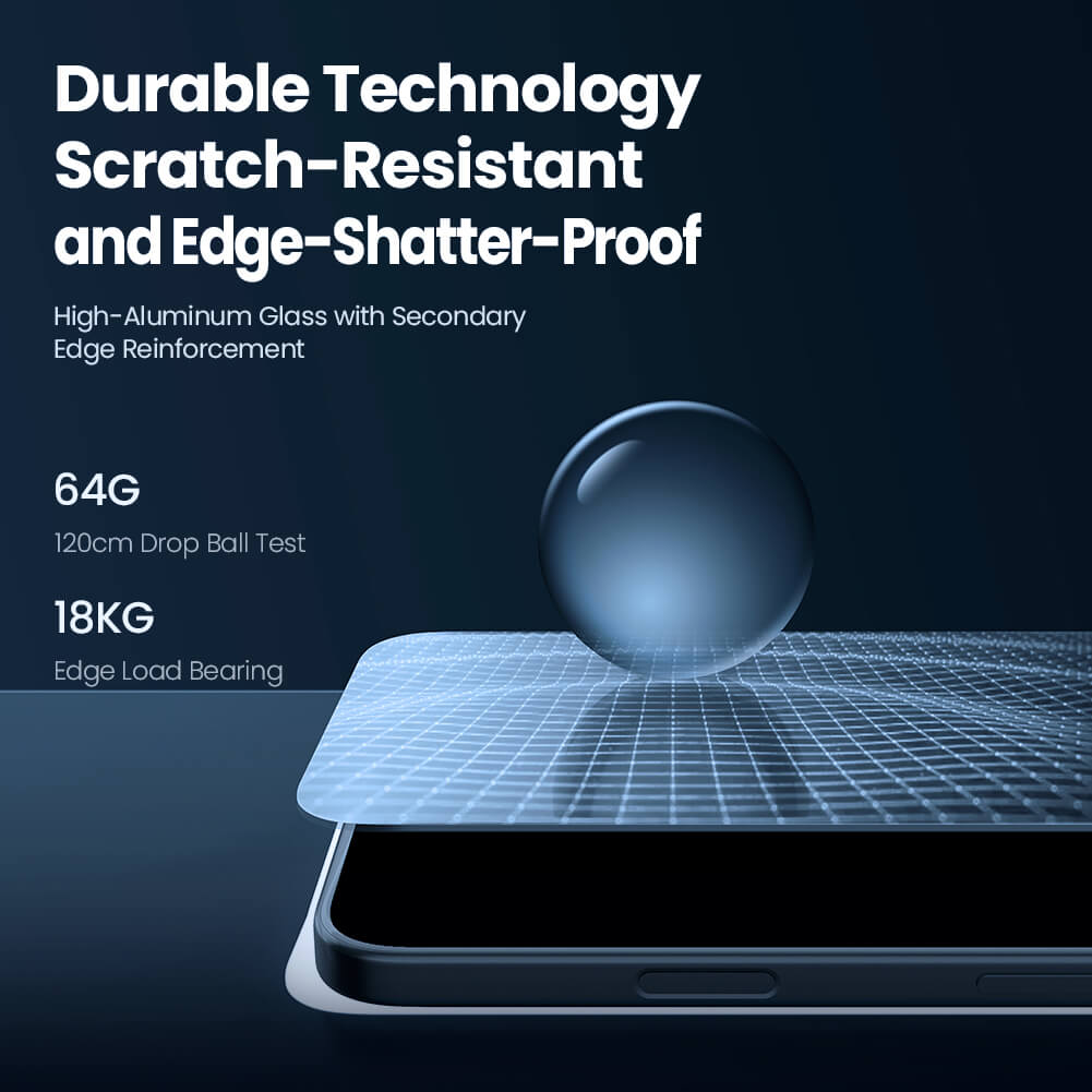 Защитное стекло с кантом NILLKIN для Apple iPhone 17 Air 6.6 (2025) (серия Guardian)