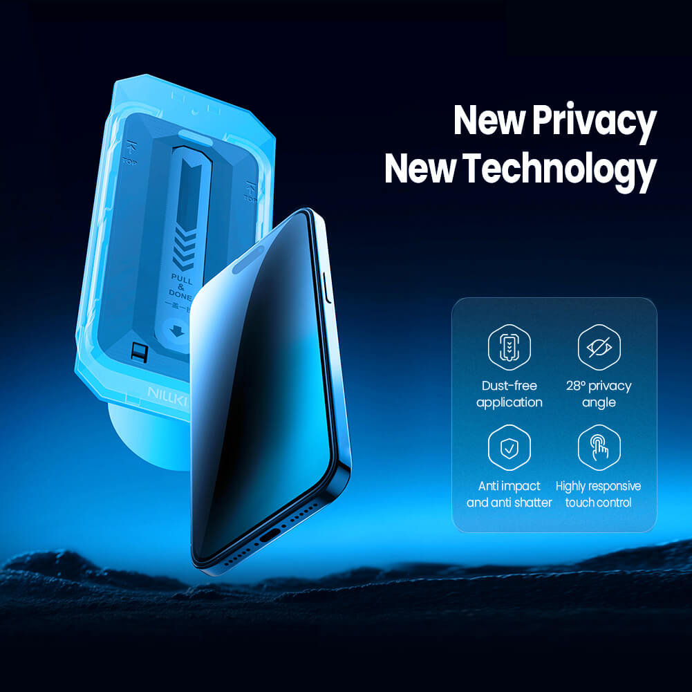 Защитное стекло с кантом NILLKIN для Apple iPhone 17 Pro Max 6.9 (2025) (серия Guardian)