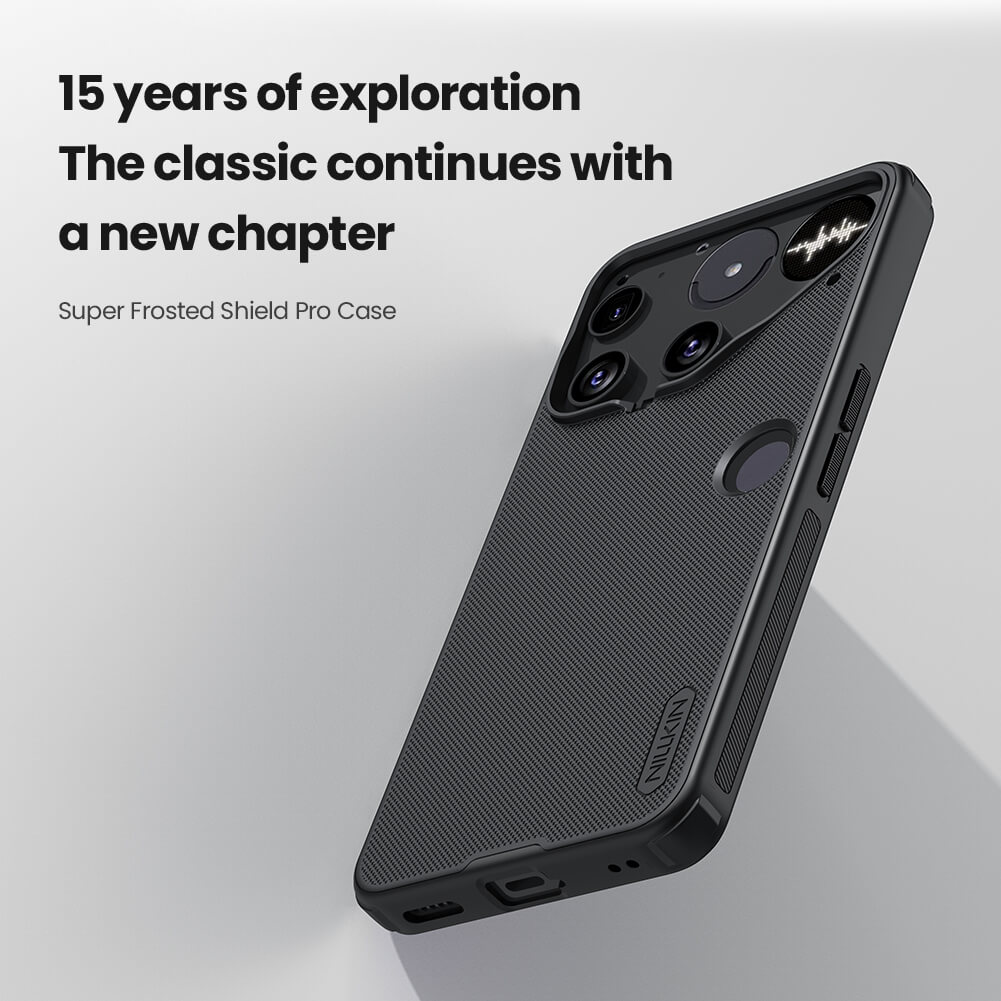 Чехол-крышка NILLKIN для Nothing Phone 3 (серия Frosted shield Pro)