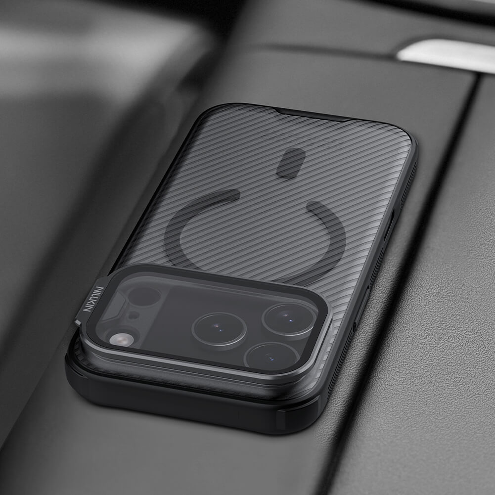 Чехол-крышка NILLKIN для Apple iPhone 17 Pro 6.3 (2025) (серия Camshield Prop Magnetic (Transparent Lens Guard Edition))