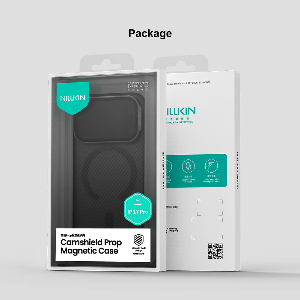 Чехол-крышка NILLKIN для Apple iPhone 17 Pro 6.3 (2025) (серия Camshield Prop Magnetic (Transparent Lens Guard Edition))