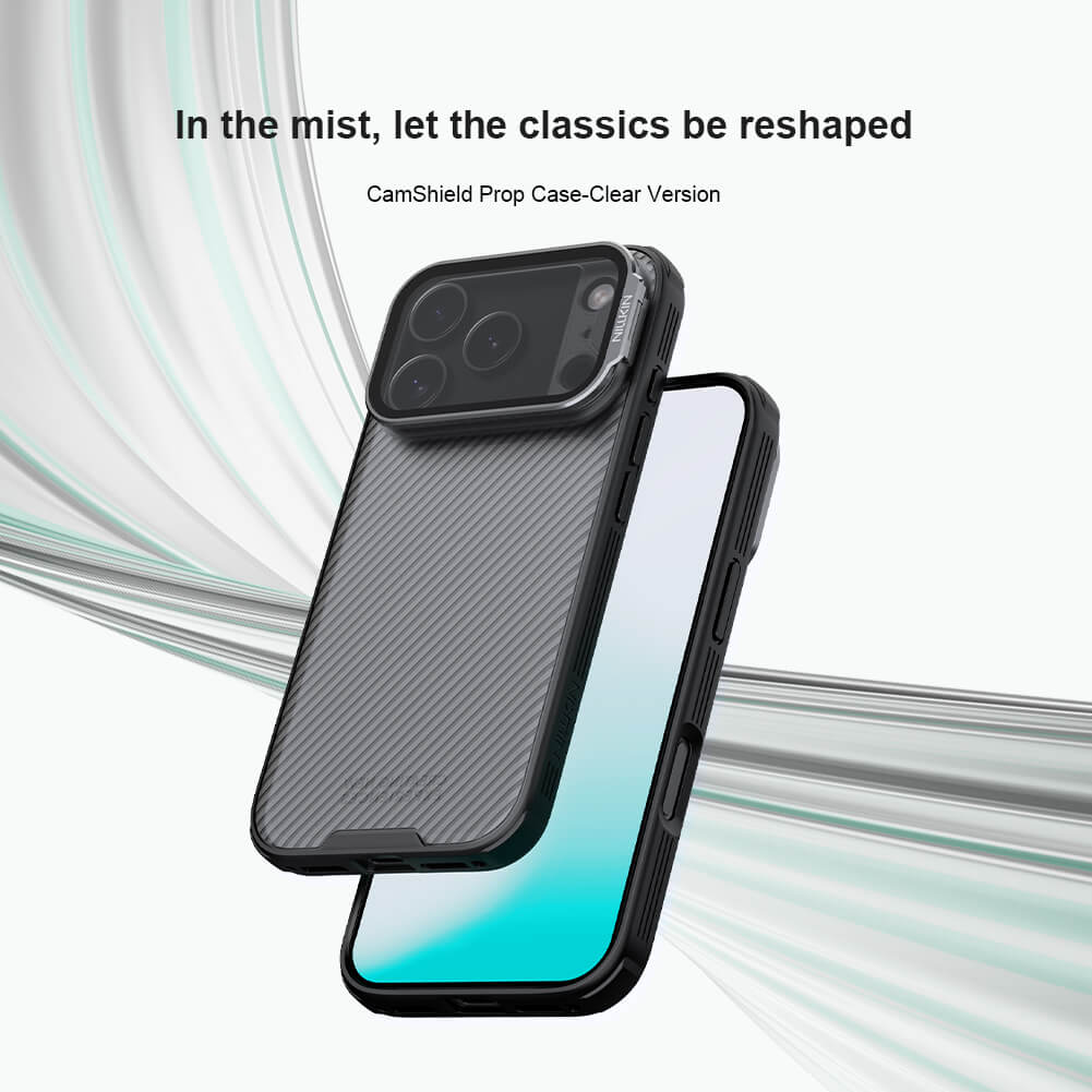 Чехол-крышка NILLKIN для Apple iPhone 17 Pro 6.3 (2025) (серия Camshield Prop (Transparent Lens Guard Edition))