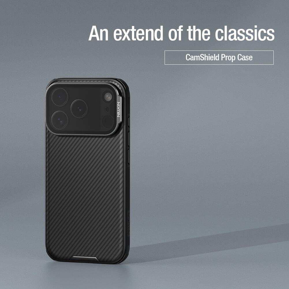 Чехол-крышка NILLKIN для Apple iPhone 17 Pro 6.3 (2025) (серия Camshield Prop (Transparent Lens Guard Edition))