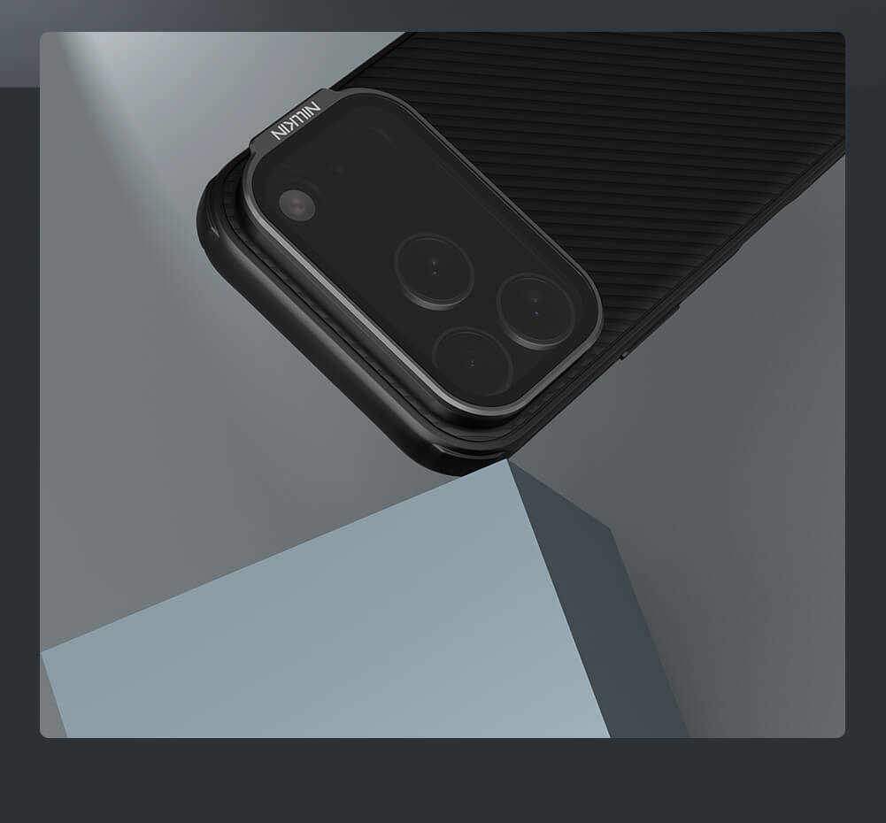 Чехол-крышка NILLKIN для Apple iPhone 17 Pro 6.3 (2025) (серия Camshield Prop (Transparent Lens Guard Edition))