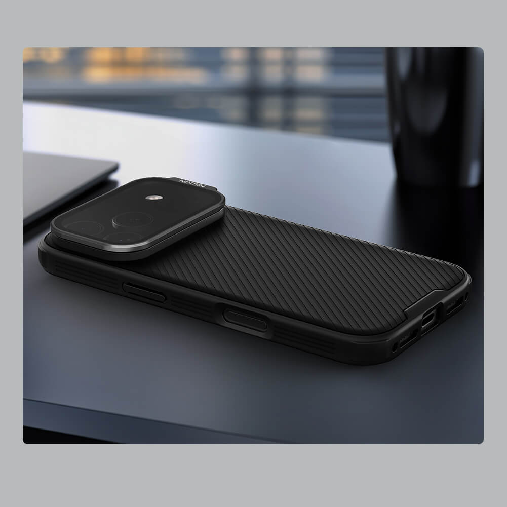 Чехол-крышка NILLKIN для Apple iPhone 17 Pro 6.3 (2025) (серия Camshield Prop (Transparent Lens Guard Edition))
