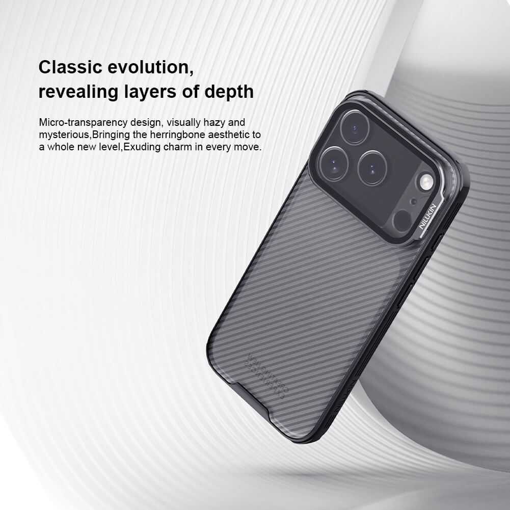 Чехол-крышка NILLKIN для Apple iPhone 17 Pro 6.3 (2025) (серия Camshield Prop (Transparent Lens Guard Edition))