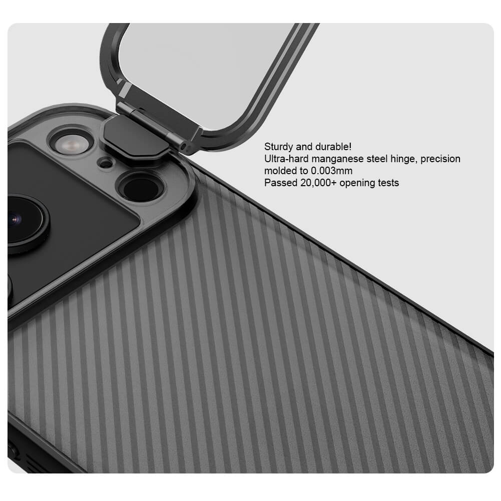 Чехол-крышка NILLKIN для Apple iPhone 17 Pro 6.3 (2025) (серия Camshield Prop (Transparent Lens Guard Edition))