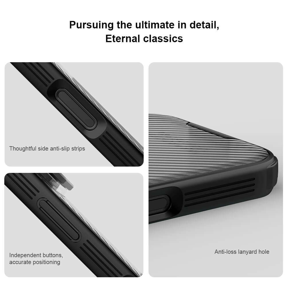 Чехол-крышка NILLKIN для Apple iPhone 17 Pro 6.3 (2025) (серия Camshield Prop (Transparent Lens Guard Edition))