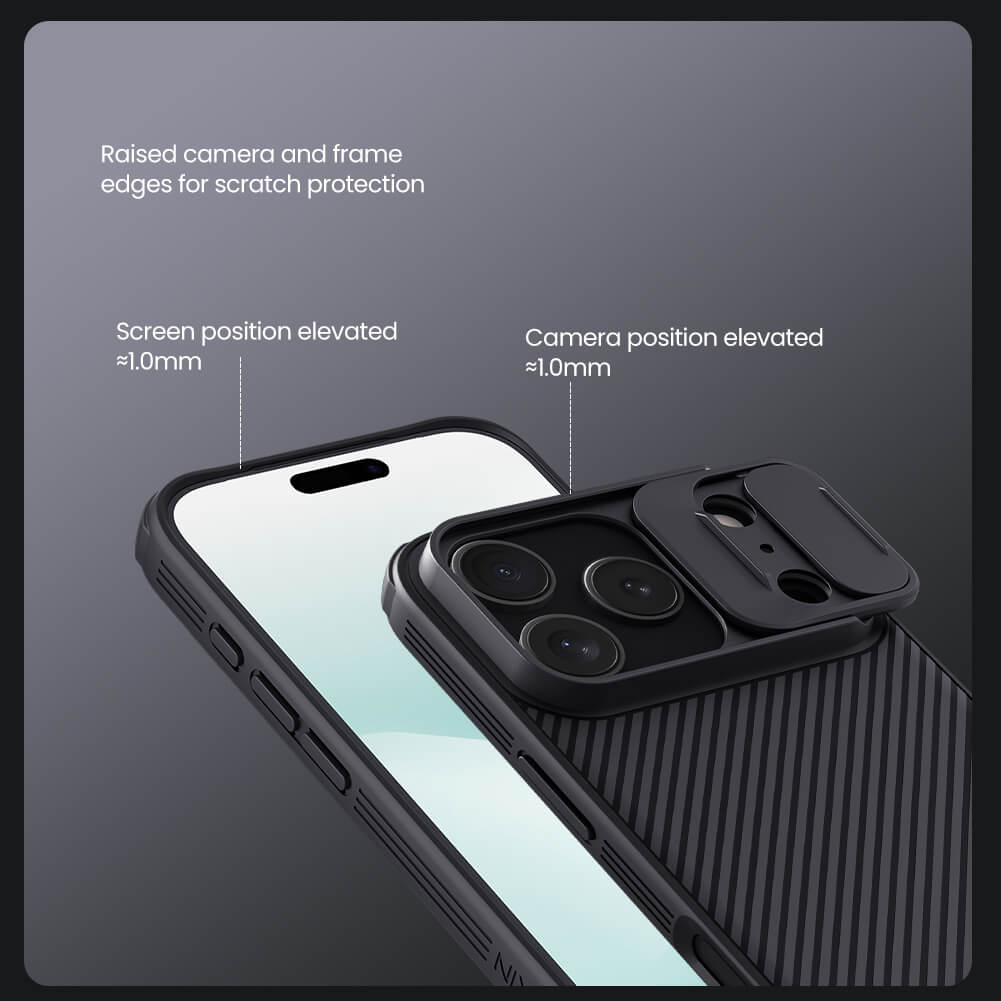 Чехол-крышка NILLKIN для Apple iPhone 17 Pro 6.3 (2025) (серия CamShield Pro Magnetic case)