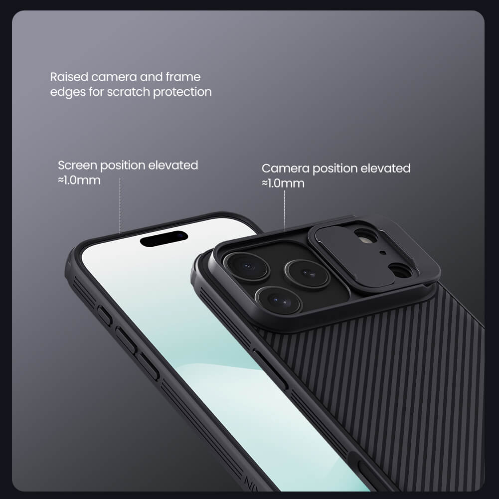 Чехол-крышка NILLKIN для Apple iPhone 17 Pro Max 6.9 (2025) (серия CamShield Pro Magnetic case)