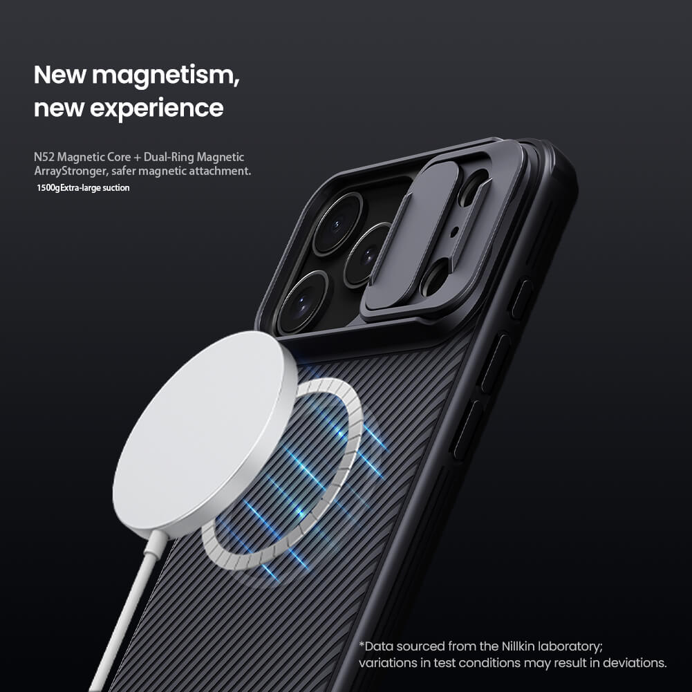 Чехол-крышка NILLKIN для Apple iPhone 17 Pro Max 6.9 (2025) (серия CamShield Pro Magnetic case)
