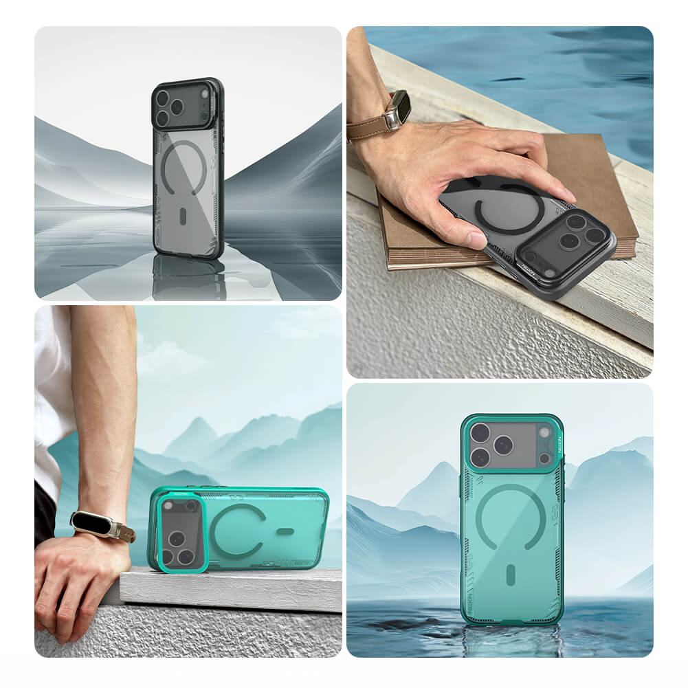 Чехол-крышка NILLKIN для Apple iPhone 17 Pro Max 6.9 (2025) (серия Iceblade Prop Frame version Magnetic)