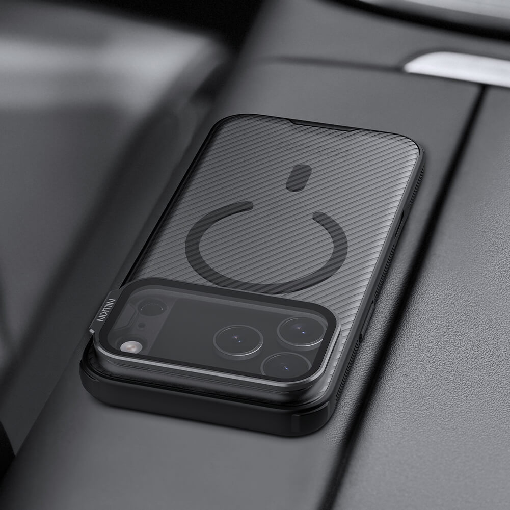 Чехол-крышка NILLKIN для Apple iPhone 17 Pro Max 6.9 (2025) (серия Camshield Prop Magnetic (Transparent Lens Guard Edition))