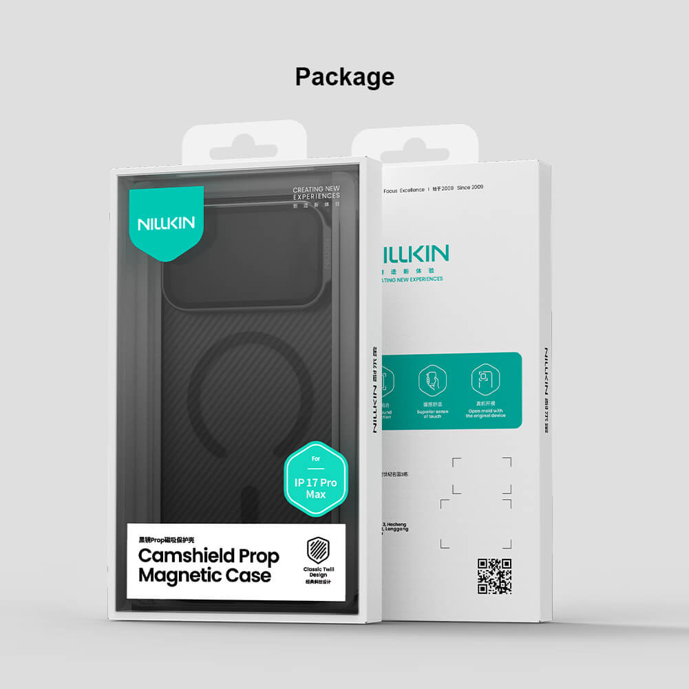 Чехол-крышка NILLKIN для Apple iPhone 17 Pro Max 6.9 (2025) (серия Camshield Prop Magnetic (Transparent Lens Guard Edition))