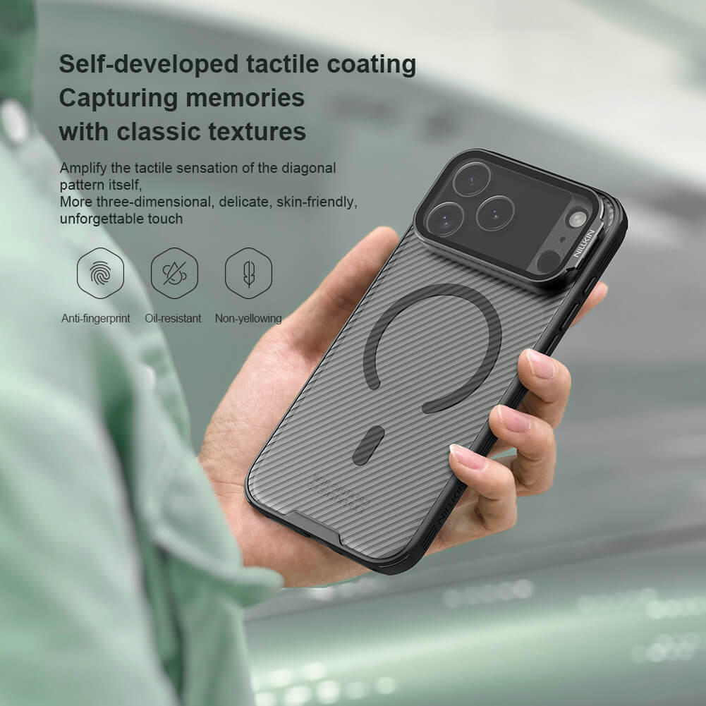 Чехол-крышка NILLKIN для Apple iPhone 17 Pro Max 6.9 (2025) (серия Camshield Prop Magnetic (Transparent Lens Guard Edition))