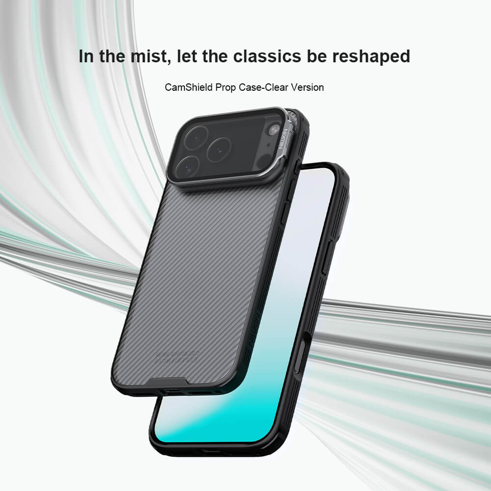 Чехол-крышка NILLKIN для Apple iPhone 17 Pro Max 6.9 (2025) (серия Camshield Prop (Transparent Lens Guard Edition))