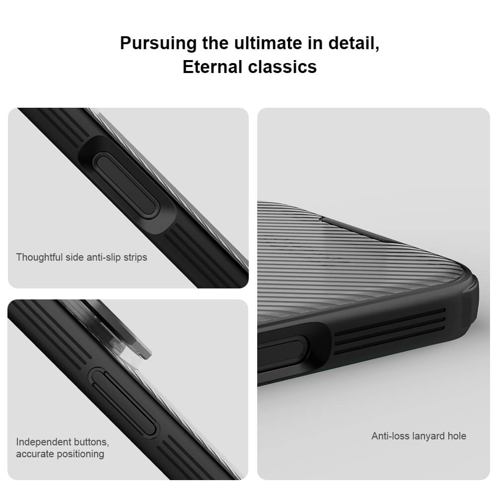 Чехол-крышка NILLKIN для Apple iPhone 17 Pro Max 6.9 (2025) (серия Camshield Prop (Transparent Lens Guard Edition))