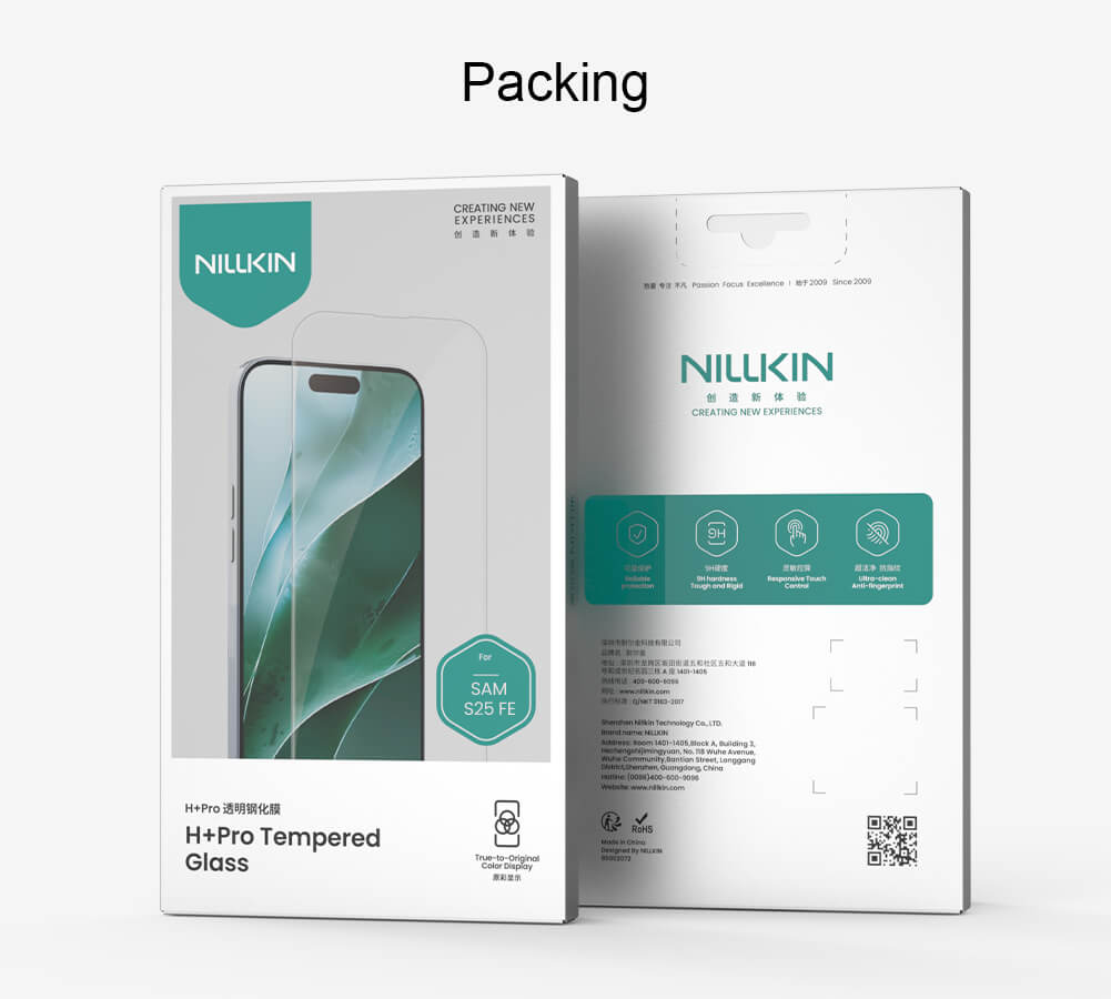 Защитное стекло NILLKIN для Samsung Galaxy S25 FE (S25 Fan Edition) (индекс H+ Pro)