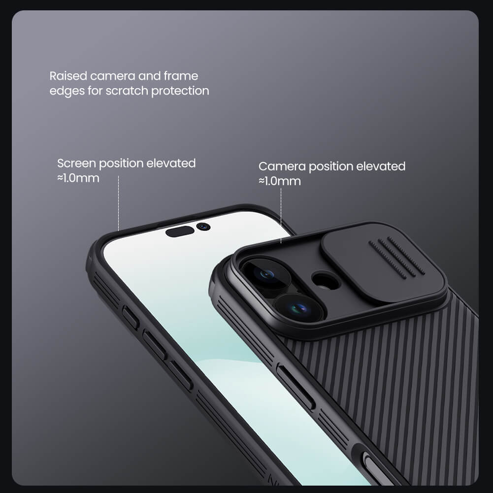 Чехол-крышка NILLKIN для Apple iPhone 17 6.3 (2025) (серия CamShield Pro Magnetic case)