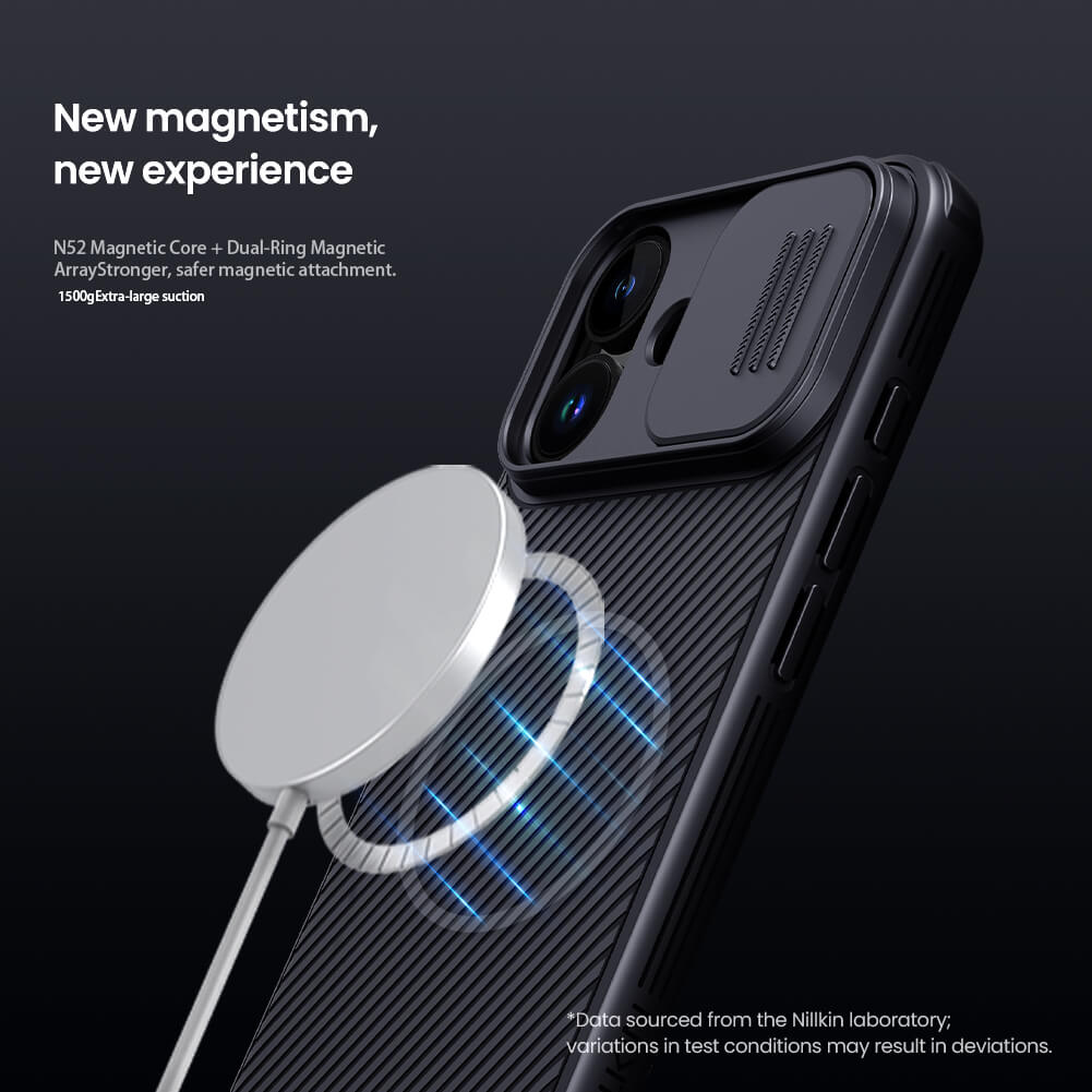 Чехол-крышка NILLKIN для Apple iPhone 17 6.3 (2025) (серия CamShield Pro Magnetic case)